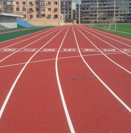 图木舒克市透气型塑胶跑道预制型跑道 - 厂家